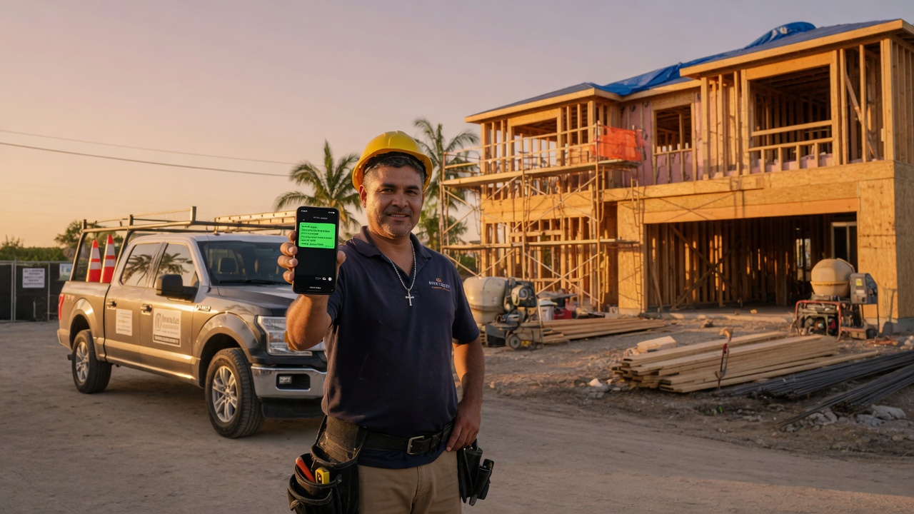 Small business owner reviewing a funded deal