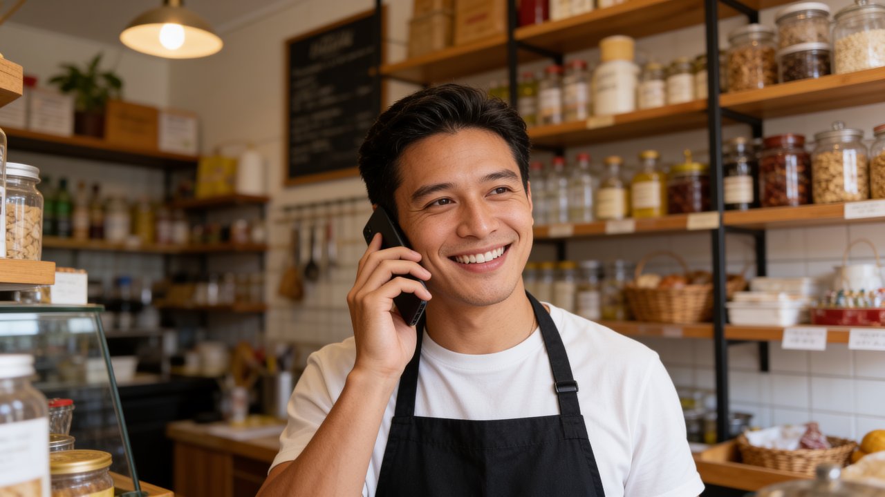 Small business owner reading the personal guarantee section of a funding agreement