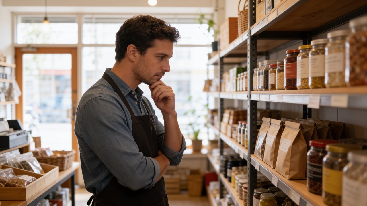 Small business owner photographing a receipt with a phone to log a business expense - how to track business expenses.